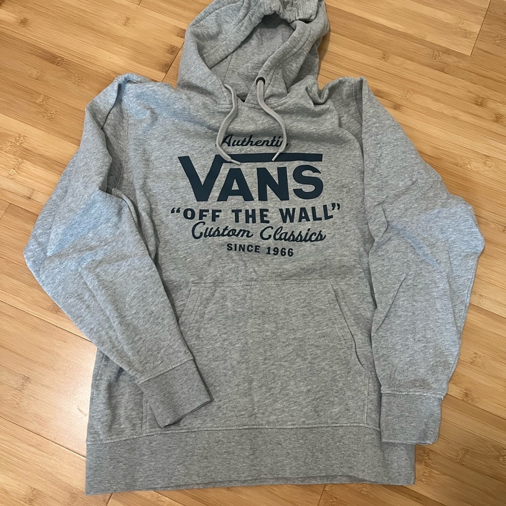 Vans Gray Hoodie - Custom Classics
